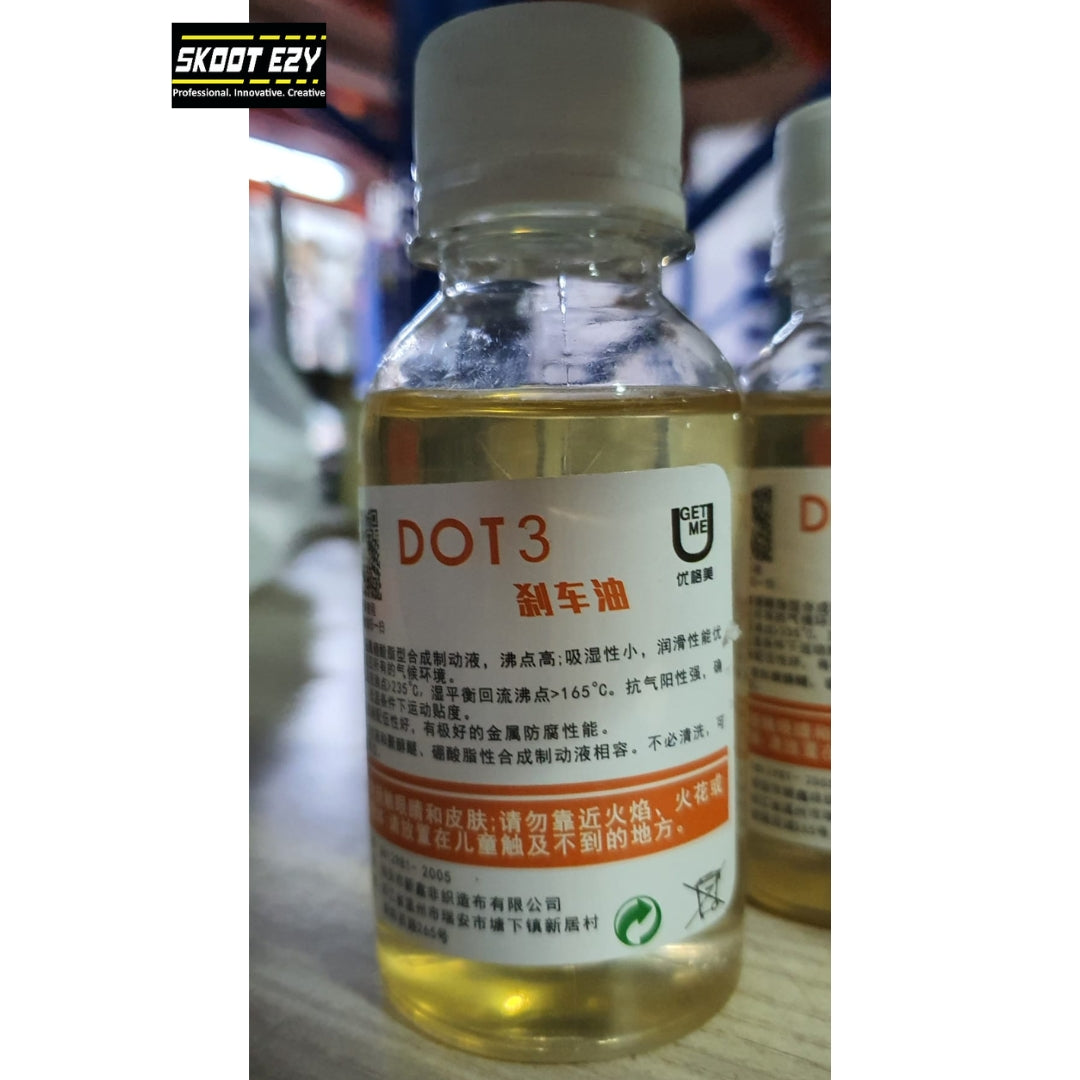 DOT 3 Hydraulic Oil Refill for Electric Bicycles - Premium Performance