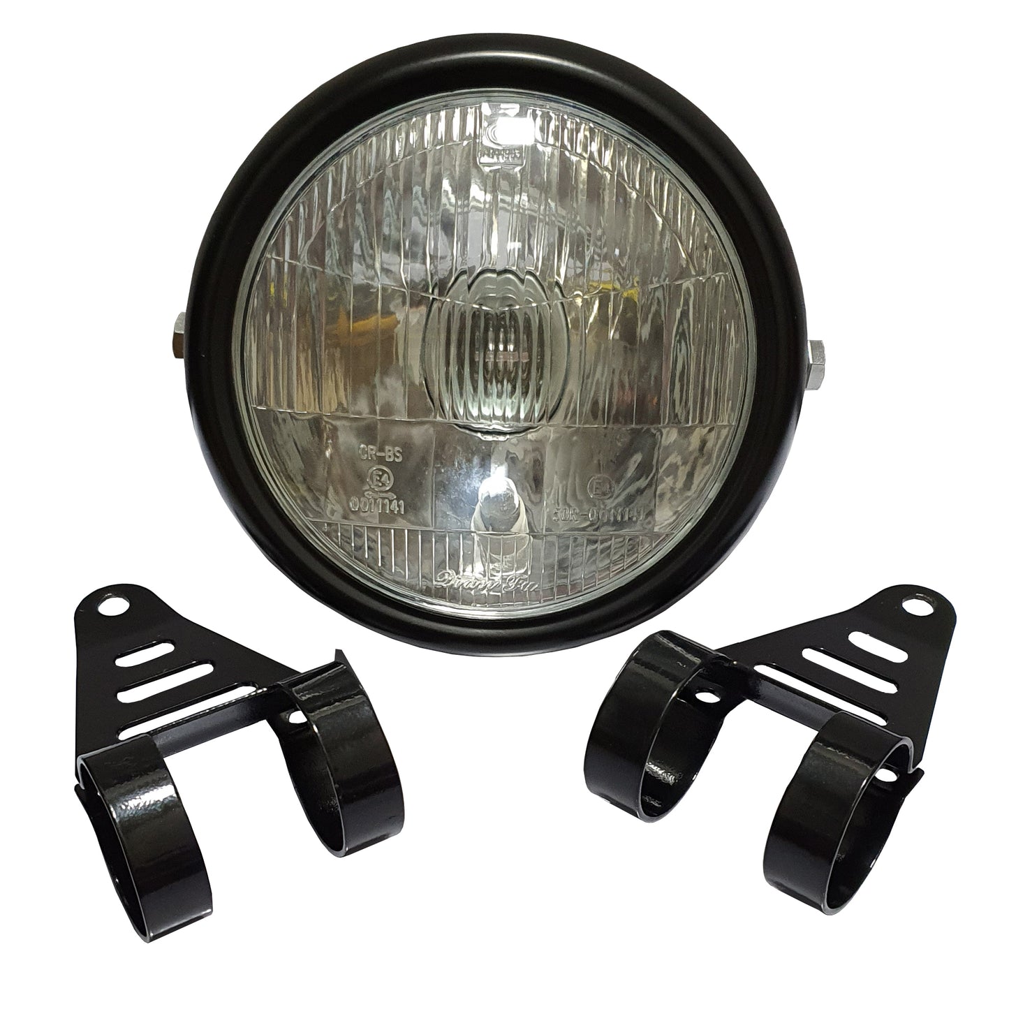 Retro Headlight Comes With Fork Holder Set
